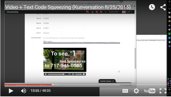 Creating & Promoting “Squeeze Videos” (Kunversation 8/25/2015)